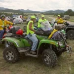 ATV Team prepares to deploy to search area.