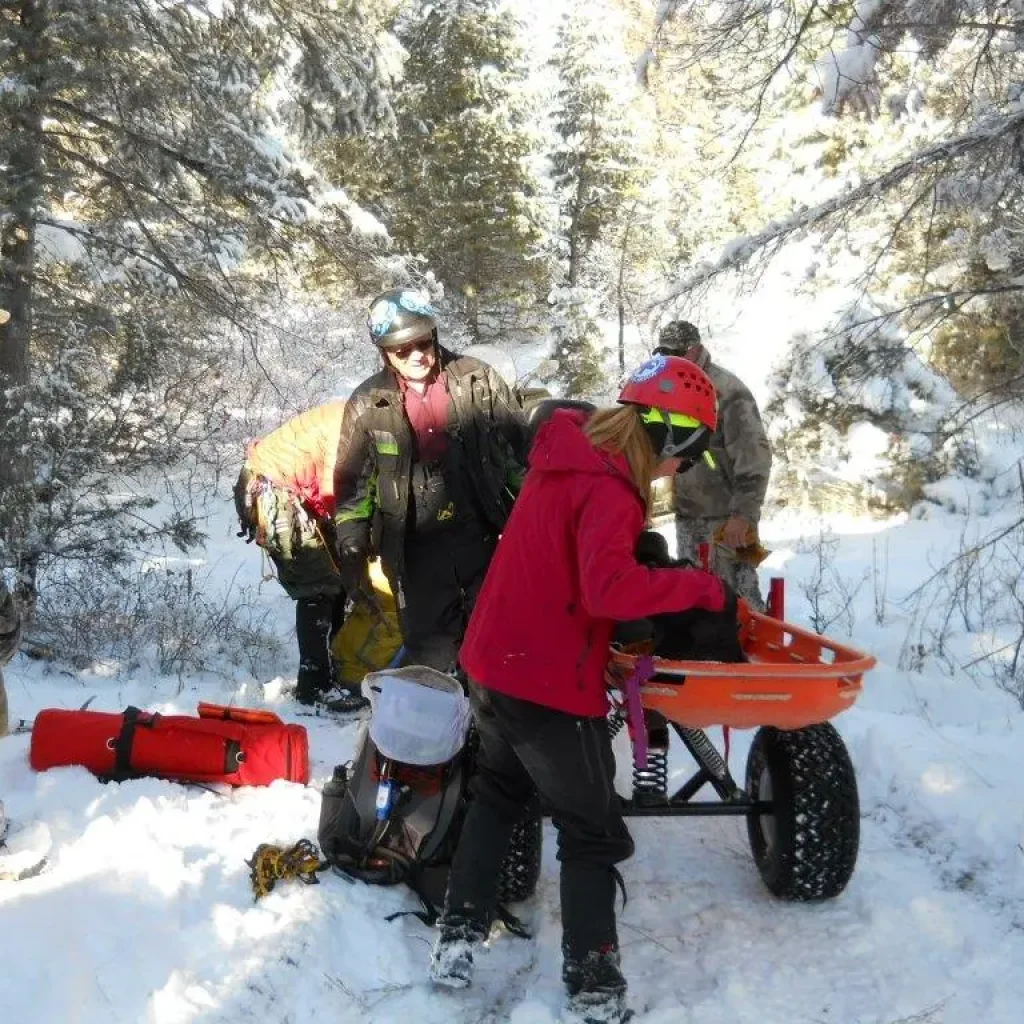 Custer County Search and Rescue was deployed Thursday January 22nd, at 12:35 pm, to recovery the body of a Wisconsin man in a steep wooded drainage above Adobe Creek Road in the Wetmore area.