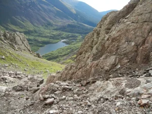 This photo, taken from Broken Hand Pass, is eerily similar to one taken a year earlier on a recovery mission.