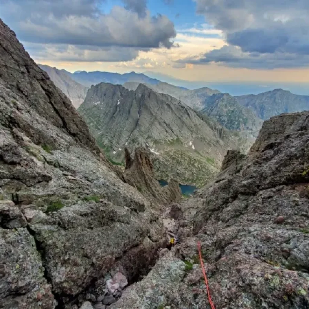 On Friday, 7.23.21 at approx. 1315 Custer County SAR was activated to help a party of 2 climbers descending Crestone Needle. After a fall, one climber sustained injuries and was 75′ below the other climber. Neither could safely continue descending from their location without help.