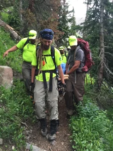 Litter Evac Sunday July 12, 2nd mission callout in 24 hours.