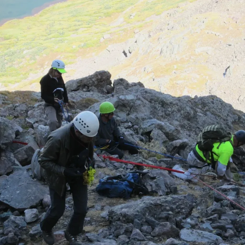 At 05:55 on Friday, 23 September, Capt. Pruiksma was notified by the Sheriff’s office of three overdue climbers in the CrestoneNeedle/Peak area.