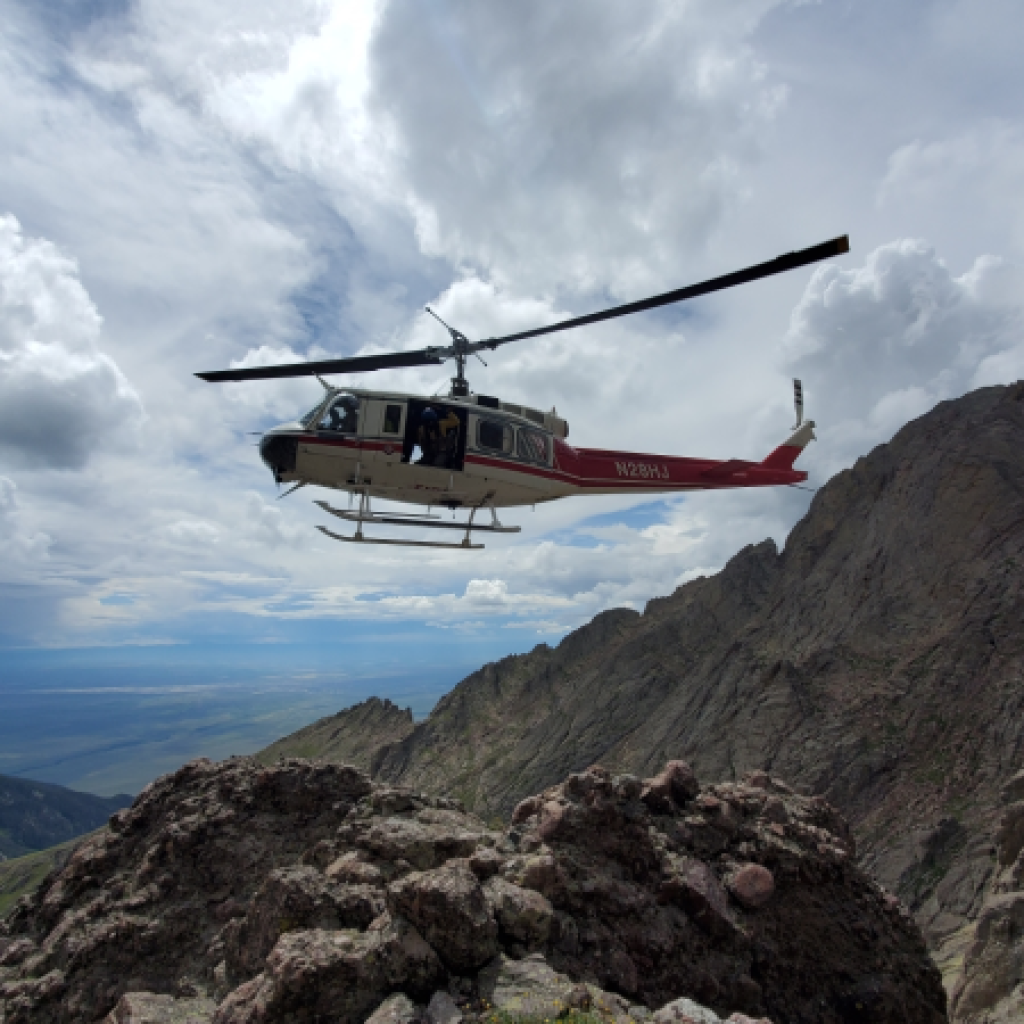 On Wednesday, August 3, Custer County SAR was activated for two Denver-area climbers located at approx. 13,800 ft. near the Crestone Traverse. The pair had gotten off-route when one member sustained a fatal fall.